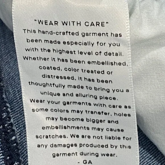 Good American Good Legs straight mid rise frayed hem & waist Sz 6 / 28 stretch - Picture 6 of 13